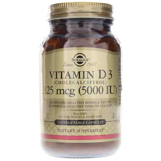 Vitamin D3 125 Mcg (5000 IU), SLG